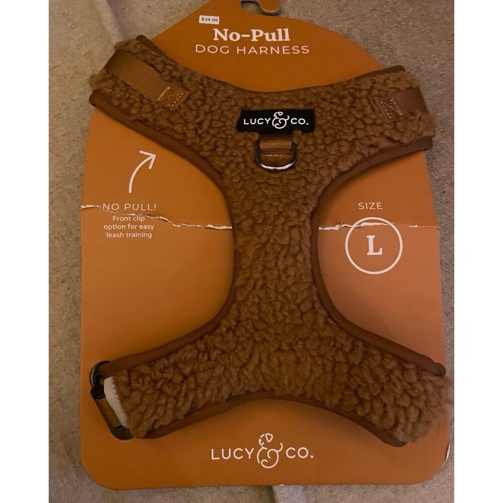 Lucy and Co. Sherpa Teddy Dog Harness Large